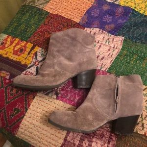 Suede Lucky Booties